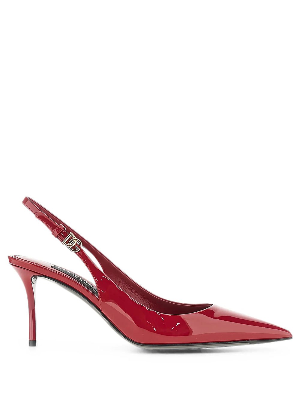 Dolce & Gabbana Women's Red Patent Leather Slingback