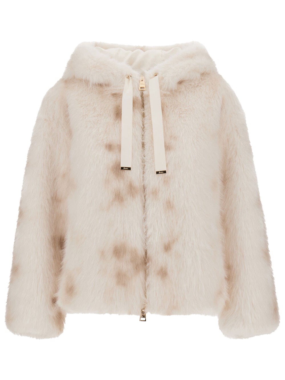Herno Women's Nude & Neutrals Faux Fur Lynx-Effect Jacket