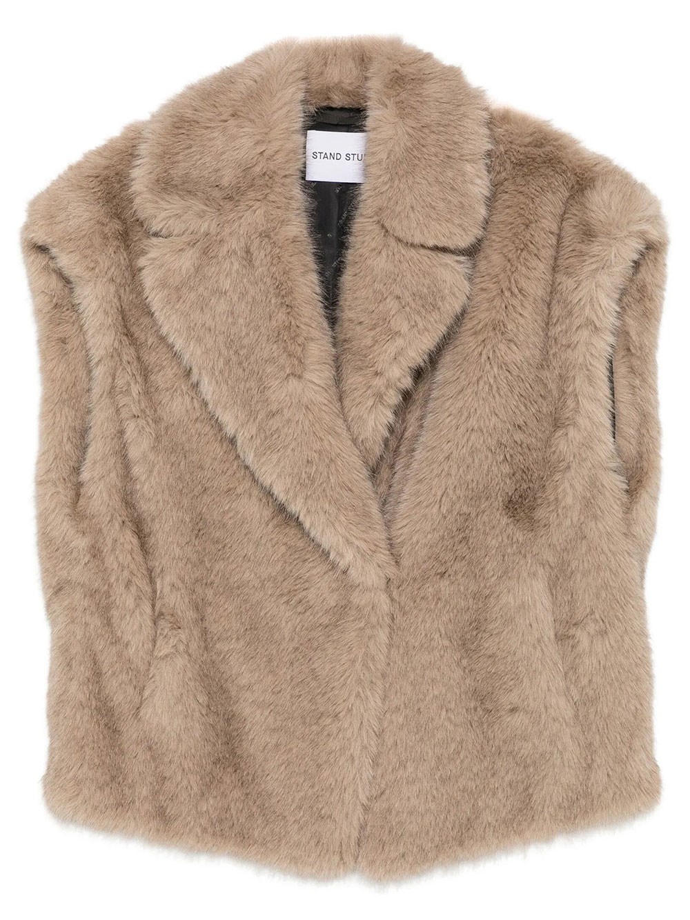 Stand Studio Women's Nude & Neutrals Kinley Faux Fur Vest