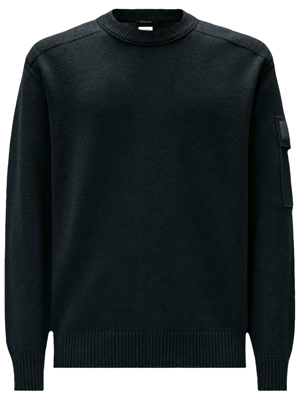 CP Company Metropolis Men's Wool Crew-Neck Jumper - Black 999 - Size L (50) - Image 2