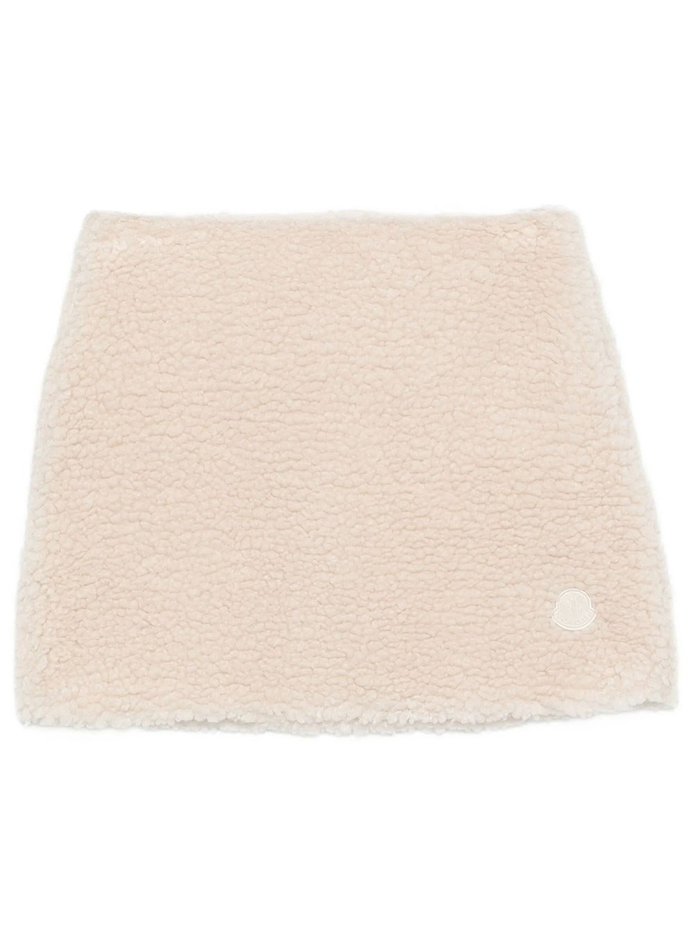 Moncler , Short Skirts, Female, Beige, 2XS, Teddy Mini Skirt - Image 2