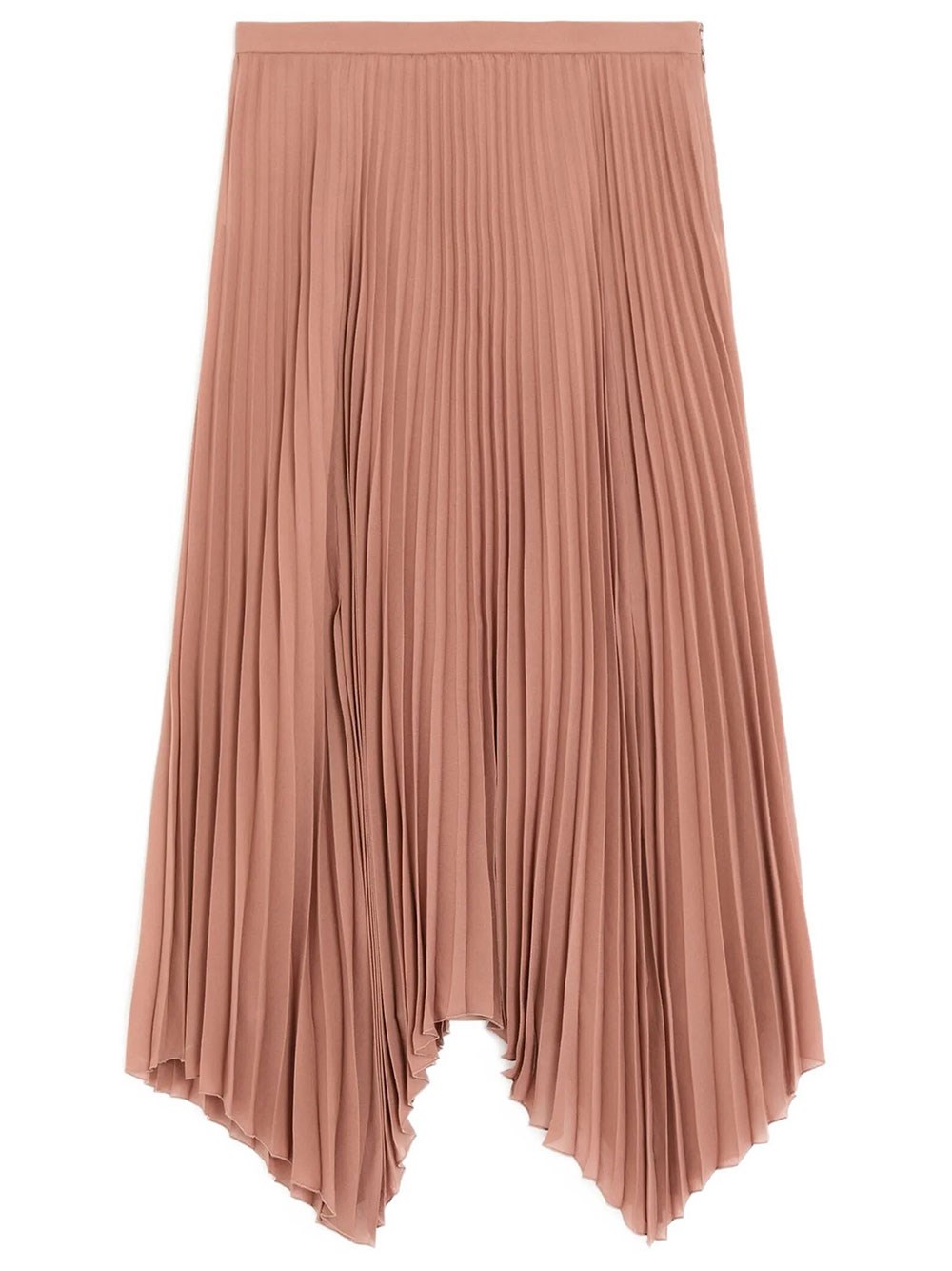 Valentino Garavani Women's Pink & Purple Midi Skirt In Light Georgette